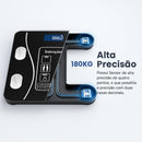 Balança Digital de Bioimpedância Bluetooth até 180kg – Resultados Direto no Celular
