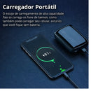 Fone Bluetooth M19 TWS 5.3 – Som Imersivo 9D, Touch e Display Digital