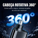 Aparador Elétrico de Pelos do Nariz e Orelha USB – Compacto e Portátil