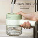 Cortador Triturador Elétrico Multifuncional Aço Inoxidável Elétrico De Legumes 4 Em 1 Sem Fio Alho Com Carregamento Para Vegetai