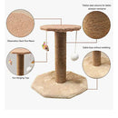 Arranhador para Gatos com Poste Duplo e Brinquedo – Escalador em Sisal