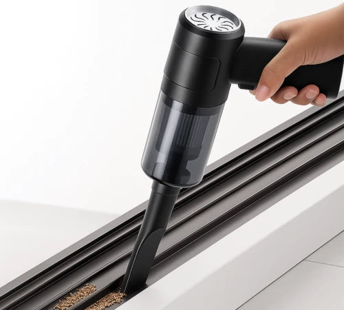 Aspirador de Pó Mini Portátil para Carros e Casa | Compacto, Recarregável via USB, Bateria de Longa Duração e Limpeza Eficiente em Qualquer Lugar