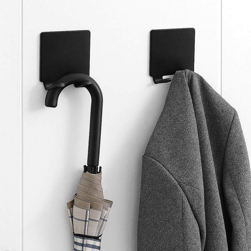 KIT 6 - Suporte Multifuncional de Parede – Aço Inoxidável