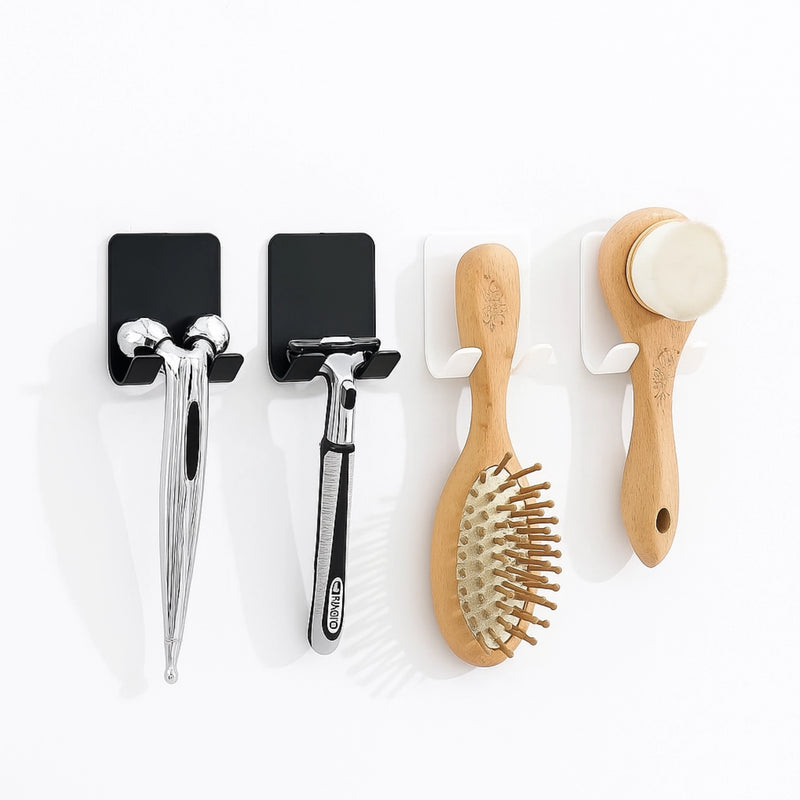 KIT 6 - Suporte Multifuncional de Parede – Aço Inoxidável