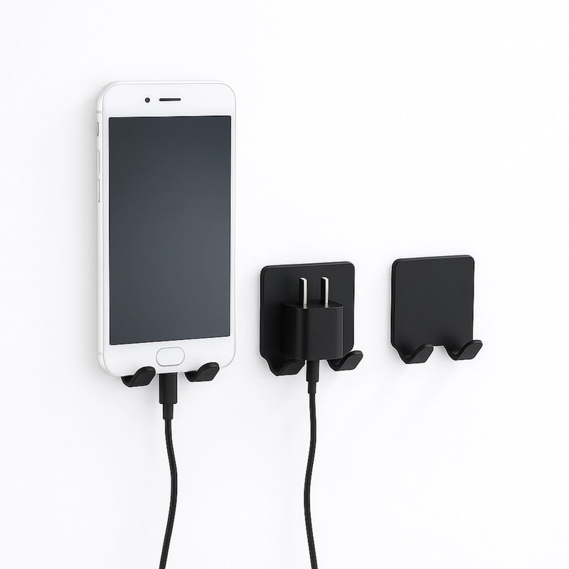 KIT 6 - Suporte Multifuncional de Parede – Aço Inoxidável