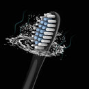 Escova Elétrica Ultrassônica Inteligente à Prova d’Água – Recarregável com 4 Cabeças Substituíveis