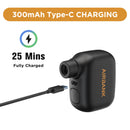 Mini Bomba Elétrica Portátil para Bicicleta 100 PSI – Presta e Schrader