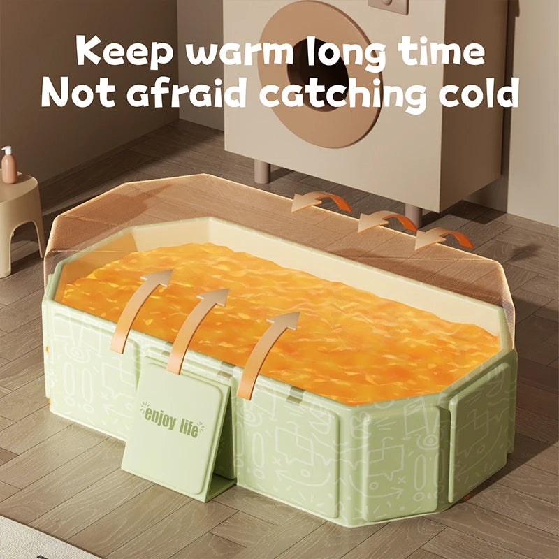 Banheira Infantil Portátil Dobrável – Conforto e Segurança