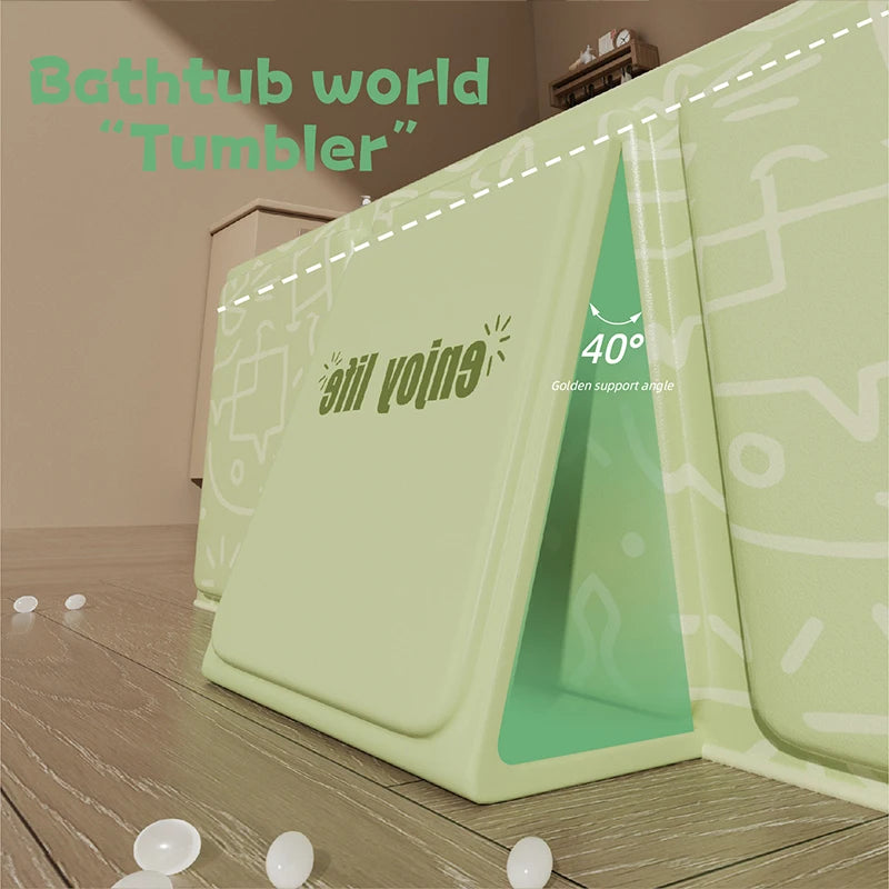 Banheira Infantil Portátil Dobrável – Conforto e Segurança