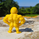 Estátua Muscle Duck 3D – O Detalhe Irreverente Que Arranca Sorrisos e Olhares