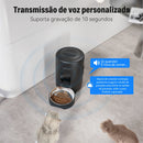 Alimentador Automático Inteligente Newpet 2L com Wi-Fi – Para Gatos